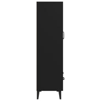 Thumbnail for Highboard Schwarz 70x31x115 cm Holzwerkstoff