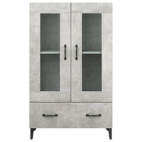 Thumbnail for Highboard Betongrau 70x31x115 cm Holzwerkstoff