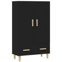 Thumbnail for Highboard Schwarz 70x31x115 cm Holzwerkstoff