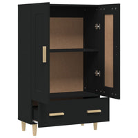 Thumbnail for Highboard Schwarz 70x31x115 cm Holzwerkstoff