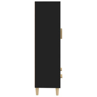 Thumbnail for Highboard Schwarz 70x31x115 cm Holzwerkstoff