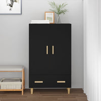 Thumbnail for Highboard Schwarz 70x31x115 cm Holzwerkstoff