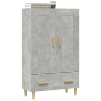 Thumbnail for Highboard Betongrau 70x31x115 cm Holzwerkstoff