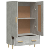 Thumbnail for Highboard Betongrau 70x31x115 cm Holzwerkstoff