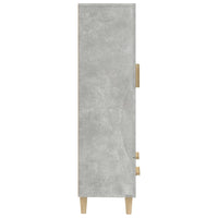 Thumbnail for Highboard Betongrau 70x31x115 cm Holzwerkstoff