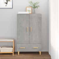 Thumbnail for Highboard Betongrau 70x31x115 cm Holzwerkstoff