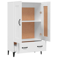 Thumbnail for Highboard Weiß 70x31x115 cm Holzwerkstoff