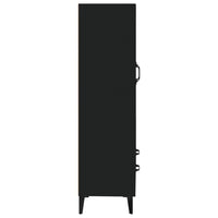 Thumbnail for Highboard Schwarz 70x31x115 cm Holzwerkstoff