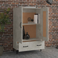 Thumbnail for Highboard Betongrau 70x31x115 cm Holzwerkstoff