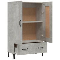 Thumbnail for Highboard Betongrau 70x31x115 cm Holzwerkstoff