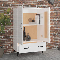 Thumbnail for Highboard Hochglanz-Weiß 70x31x115 cm Holzwerkstoff