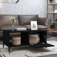 Thumbnail for Couchtisch Schwarz 90x50x40 cm Holzwerkstoff
