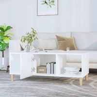 Thumbnail for Couchtisch Weiß 102x50x40 cm Holzwerkstoff