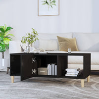 Thumbnail for Couchtisch Schwarz 102x50x40 cm Holzwerkstoff