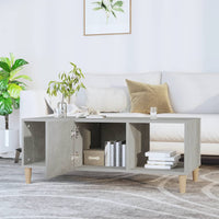 Thumbnail for Couchtisch Betongrau 102x50x40 cm Holzwerkstoff