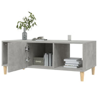 Thumbnail for Couchtisch Betongrau 102x50x40 cm Holzwerkstoff