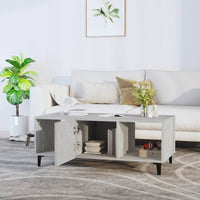 Thumbnail for Couchtisch Betongrau 102x50x40 cm Holzwerkstoff