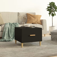 Thumbnail for Couchtische 2 Stk. Schwarz 50x50x40 cm Holzwerkstoff