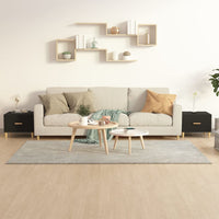 Thumbnail for Couchtische 2 Stk. Schwarz 50x50x40 cm Holzwerkstoff