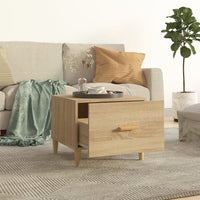 Thumbnail for Couchtische 2 Stk. Sonoma-Eiche 50x50x40 cm Holzwerkstoff
