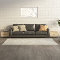 Thumbnail for Couchtische mit Metallbeinen 2 Stk. Sonoma-Eiche 50x50x40 cm