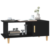 Thumbnail for Couchtisch Schwarz 90x50x40 cm Holzwerkstoff