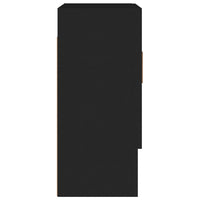 Thumbnail for Wandschrank Schwarz 60x31x70 cm Holzwerkstoff