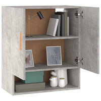 Thumbnail for Wandschrank Betongrau 60x31x70 cm Holzwerkstoff