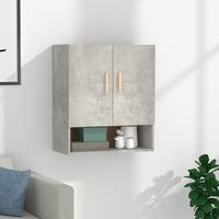 Thumbnail for Wandschrank Betongrau 60x31x70 cm Holzwerkstoff