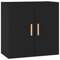 Thumbnail for Wandschrank Schwarz 60x30x60 cm Holzwerkstoff