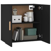 Thumbnail for Wandschrank Schwarz 60x30x60 cm Holzwerkstoff