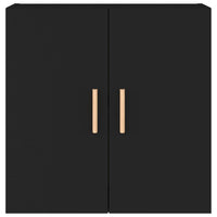 Thumbnail for Wandschrank Schwarz 60x30x60 cm Holzwerkstoff