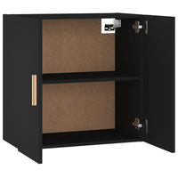 Thumbnail for Wandschrank Schwarz 60x30x60 cm Holzwerkstoff