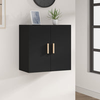 Thumbnail for Wandschrank Schwarz 60x30x60 cm Holzwerkstoff