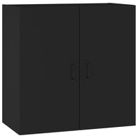 Thumbnail for Wandschrank Schwarz 60x31x60 cm Holzwerkstoff