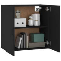 Thumbnail for Wandschrank Schwarz 60x31x60 cm Holzwerkstoff