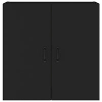 Thumbnail for Wandschrank Schwarz 60x31x60 cm Holzwerkstoff