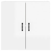 Thumbnail for Wandschrank Hochglanz-Weiß 60x31x60 cm Holzwerkstoff