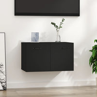 Thumbnail for Wandschrank Schwarz 60x36,5x35 cm Holzwerkstoff