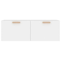 Thumbnail for Wandschrank Weiß 100x36,5x35 cm Holzwerkstoff