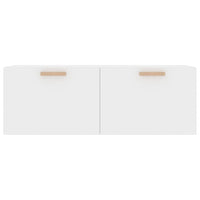 Thumbnail for Wandschrank Hochglanz-Weiß 100x36,5x35 cm Holzwerkstoff