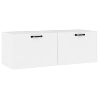 Thumbnail for Wandschrank Weiß 100x36,5x35 cm Holzwerkstoff