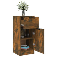 Thumbnail for Sideboard Räuchereiche 30x30x70 cm Holzwerkstoff