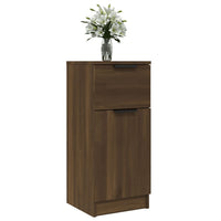 Thumbnail for Sideboard Braun Eichen-Optik 30x30x70 cm Holzwerkstoff