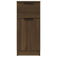 Thumbnail for Sideboard Braun Eichen-Optik 30x30x70 cm Holzwerkstoff