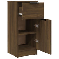 Thumbnail for Sideboard Braun Eichen-Optik 30x30x70 cm Holzwerkstoff