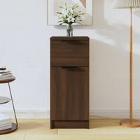 Thumbnail for Sideboard Braun Eichen-Optik 30x30x70 cm Holzwerkstoff