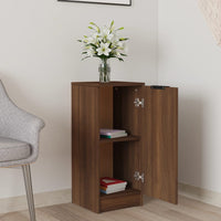 Thumbnail for Sideboard Braun Eichen-Optik 30x30x70 cm Holzwerkstoff