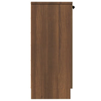 Thumbnail for Sideboard Braun Eichen-Optik 30x30x70 cm Holzwerkstoff