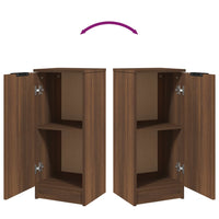 Thumbnail for Sideboard Braun Eichen-Optik 30x30x70 cm Holzwerkstoff